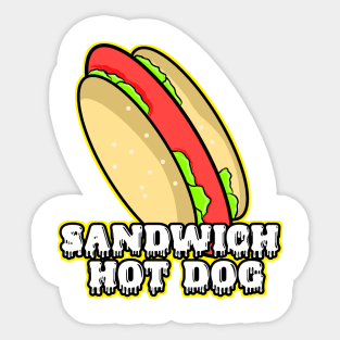 Hod dog sandwich Sticker